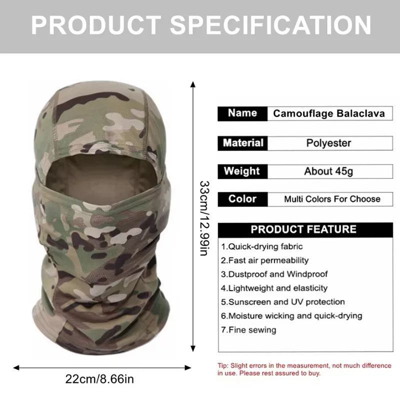 Camouflage Balaclava Full Face Mask